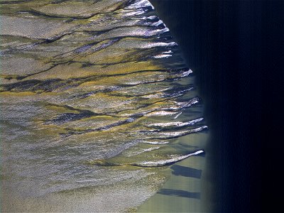 Defrosting Dunes in Kaiser Crater photo