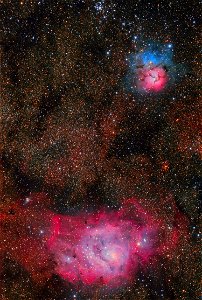 Messier 8 - Messier 20 photo