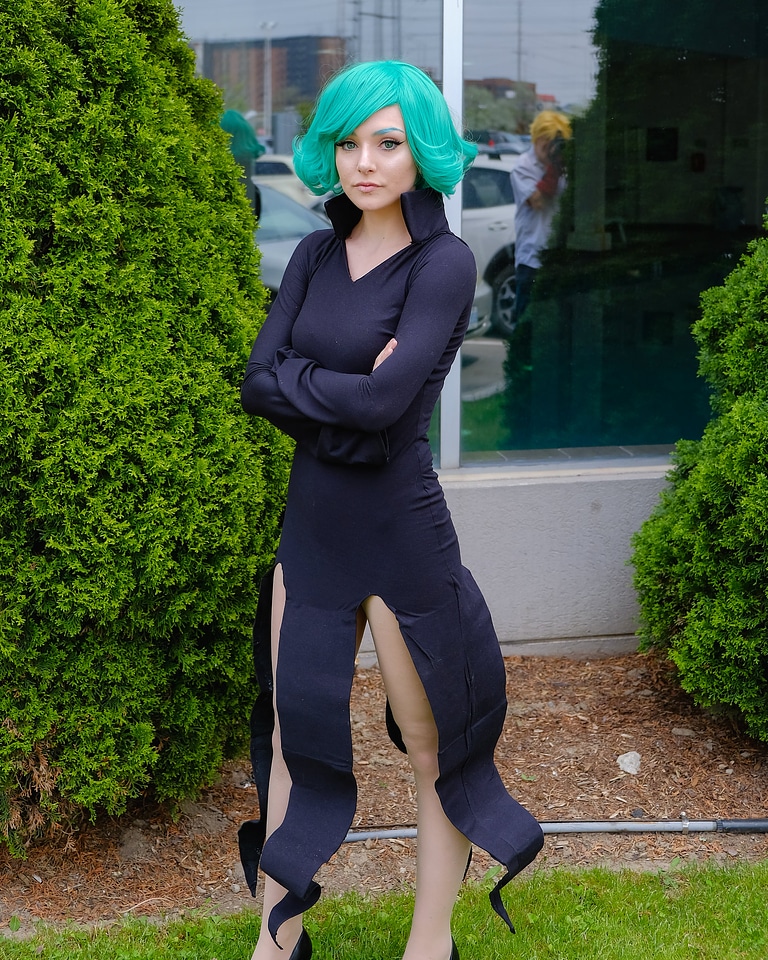 Portrait of Sexy Super Hero Female Cosplay Character