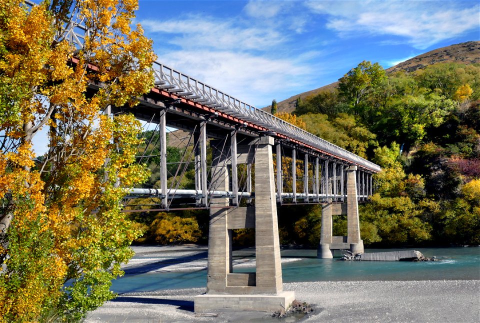Old Lower Shotover Bridge.