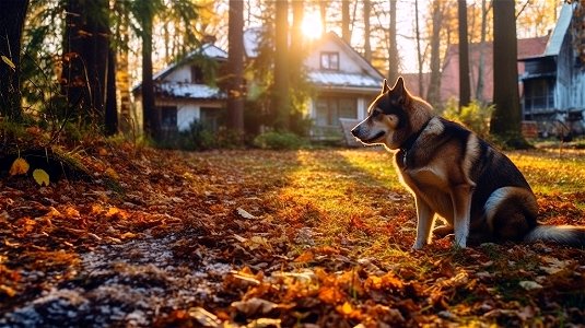'Autumn Smells Good to a Dog' photo