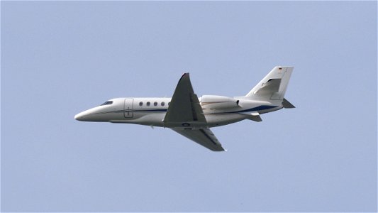 Cessna 680A Citation Latitude D-CVIC from Landstuhl Hospital Airport (3600 ft.)