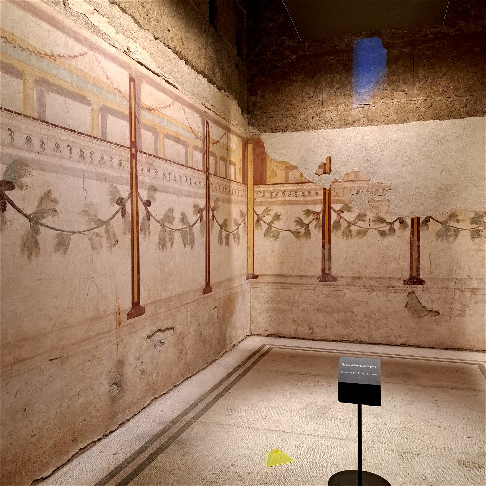 Room with tree motif House of Augustus RRoman Forum Rome Italy