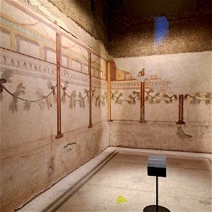 Room with tree motif House of Augustus RRoman Forum Rome Italy