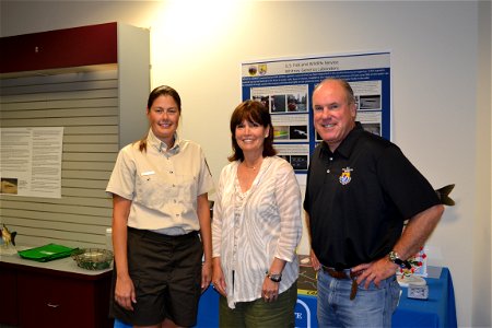 FWS staff with Rep. McCollum