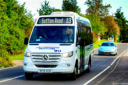 RF19VCO Nu Venture Seen in Hollingbourne Kent. I later got this bus from Hollingbourne Church to Sutton Road. photo