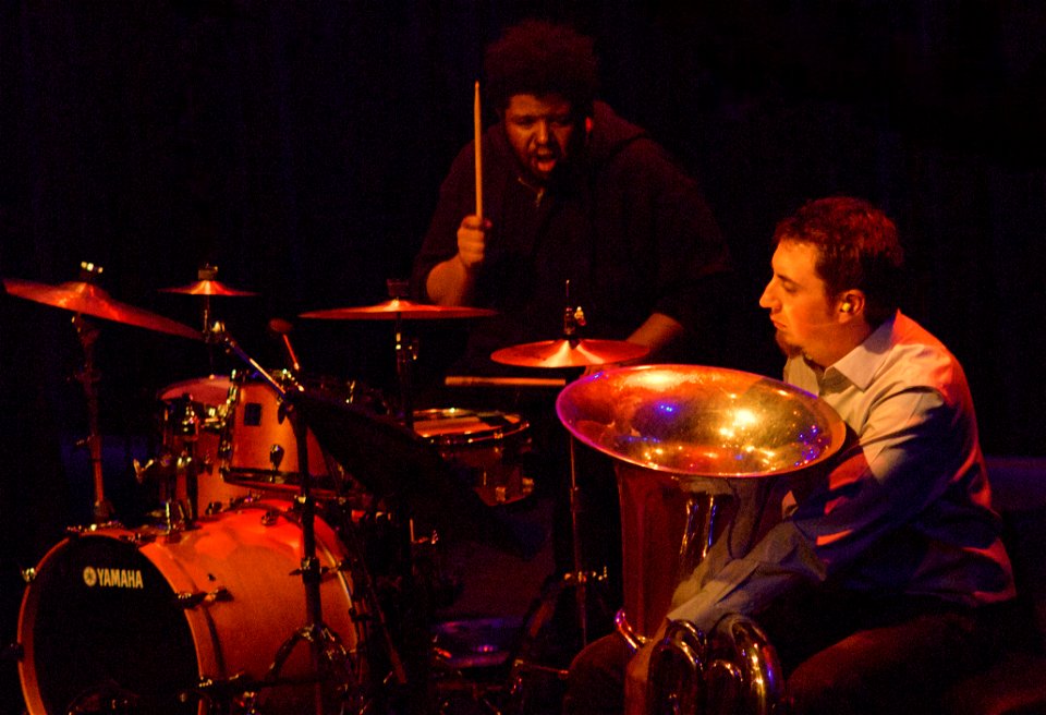 Steve Lehman Octet 23 januari 2011 BIM Amsterdam - Tyshawn Sorey & Dan Peck