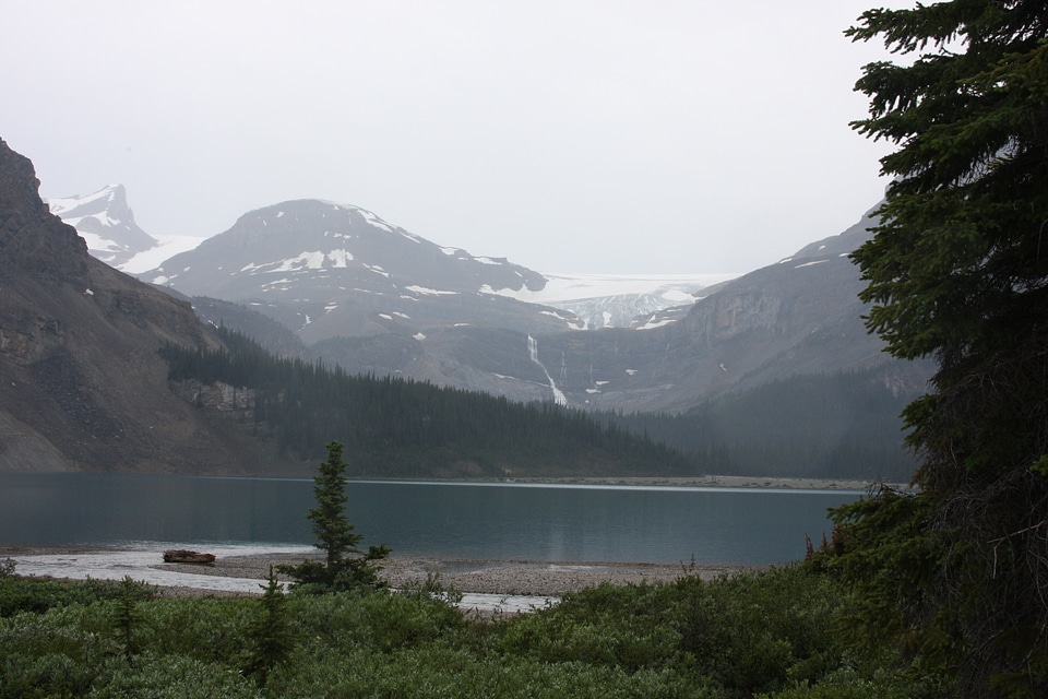 beautiful Lake Louise and mountains in Alberta, Canada
