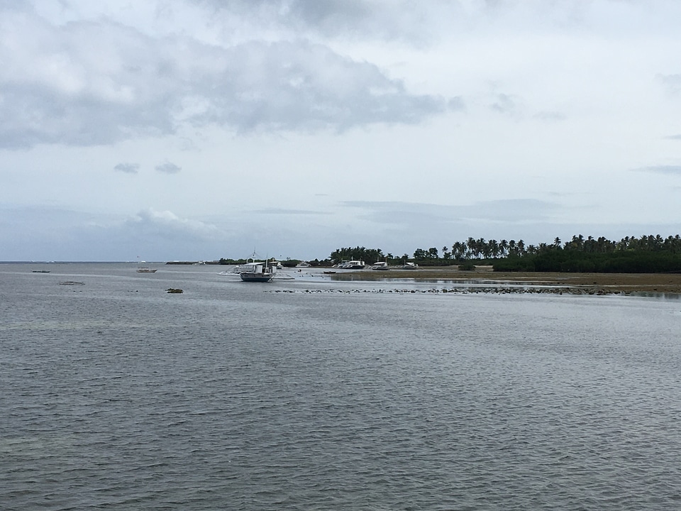 Boat in an island in Cebu Philippines