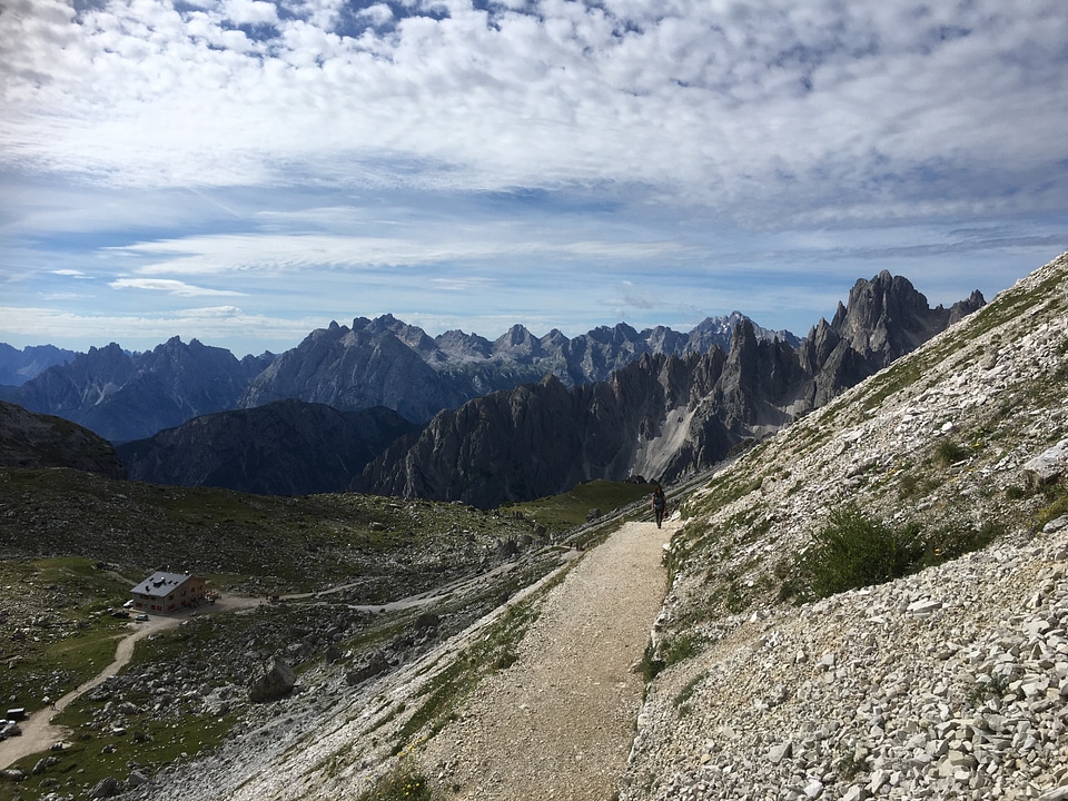 Baita in sudtirol,dolomiti,Italia