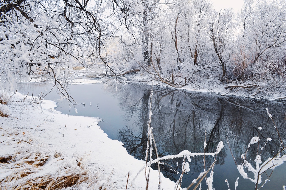 Whole river is not frozen