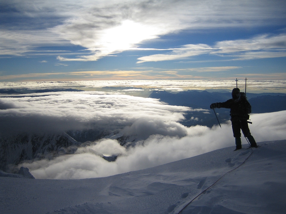 Mont Blanc mountain massif