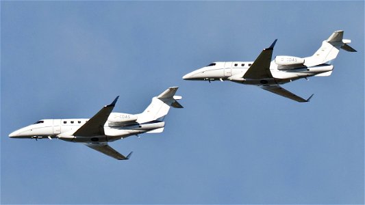Embraer 505 Phenom 300 D-CDAS DAS Private Jets from Regio Airport Mengen (3800 ft.)