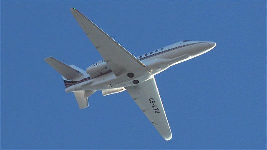 Cessna 680A Citation Latitude CS-LTU NetJets Europe from Trieste (7600 ft.)