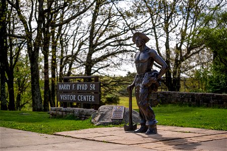 Iron Mike at Byrd Visitor Center