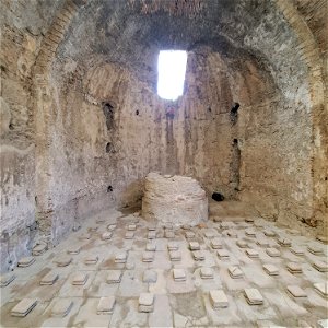 Caldarium Stabian Baths Ruins Pompeii Italy