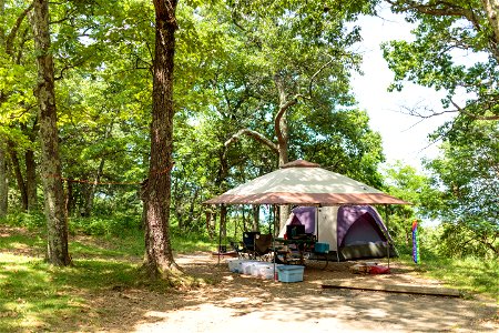 Campsite at Big Meadows Campground