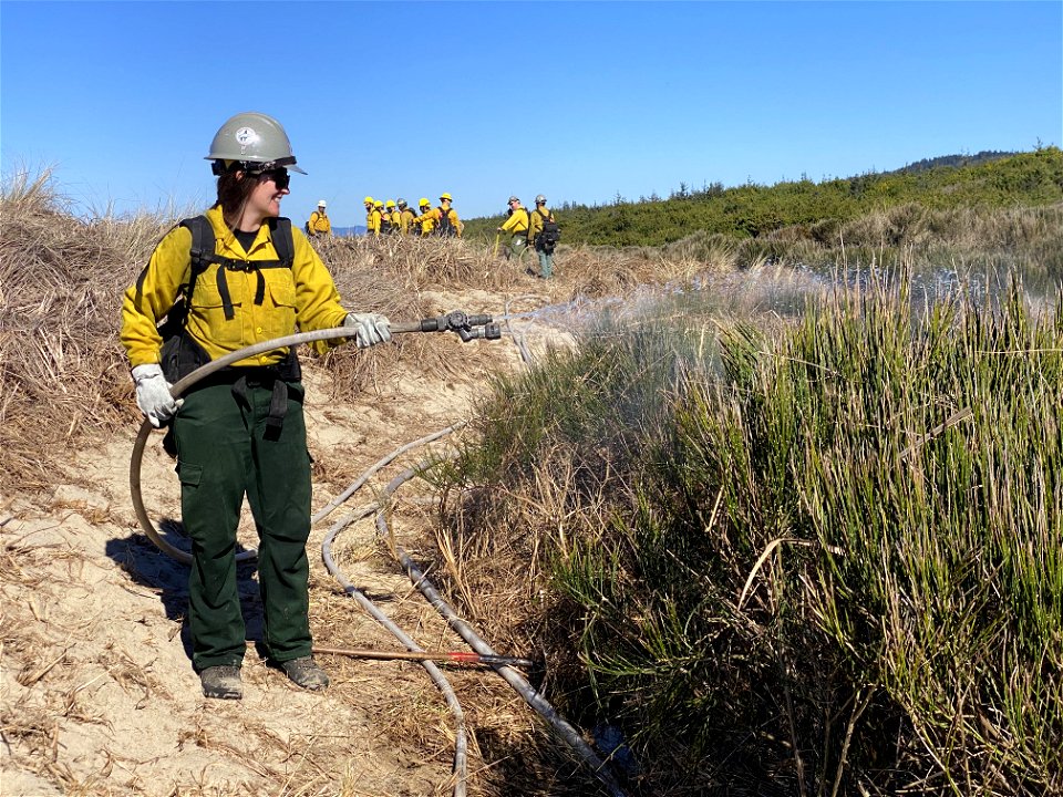 Siuslaw Oregon Dunes Prescribed Burn 2022