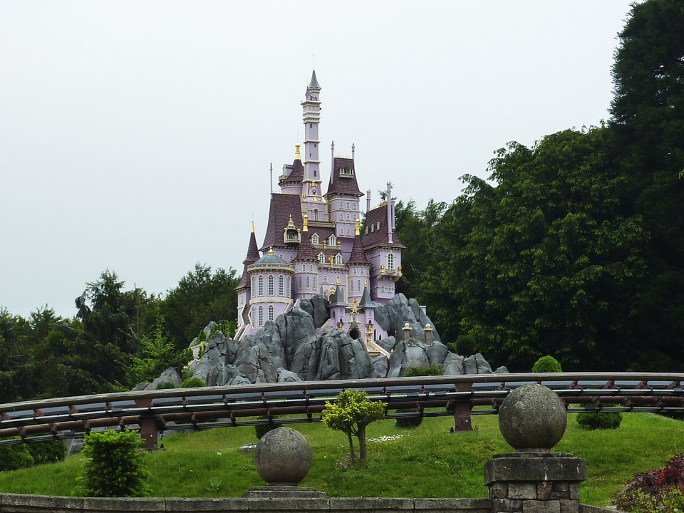 Paris France Disneyland Beast's Castle