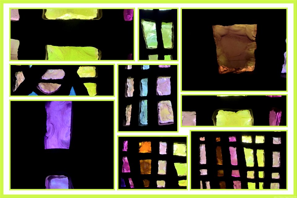 Photo Collage Stained Glass. The Friars Aylesford