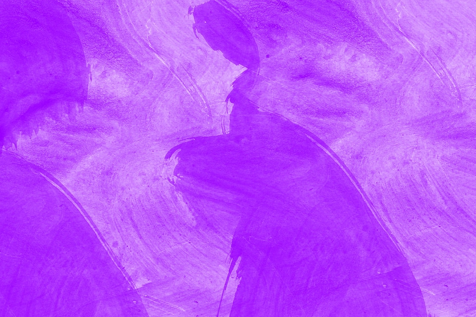 Purple Watercolor Background
