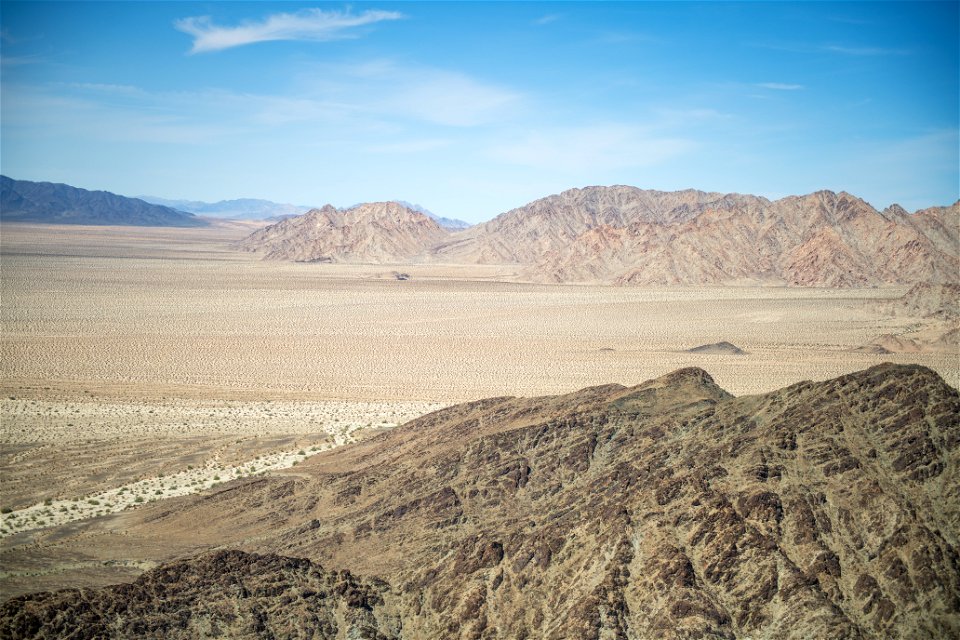 Aerial view of Joshua Tree National Park photo