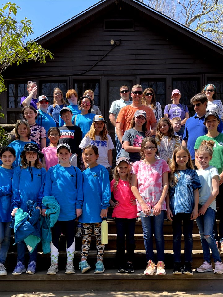 Girl Scouts at Rapidan Camp