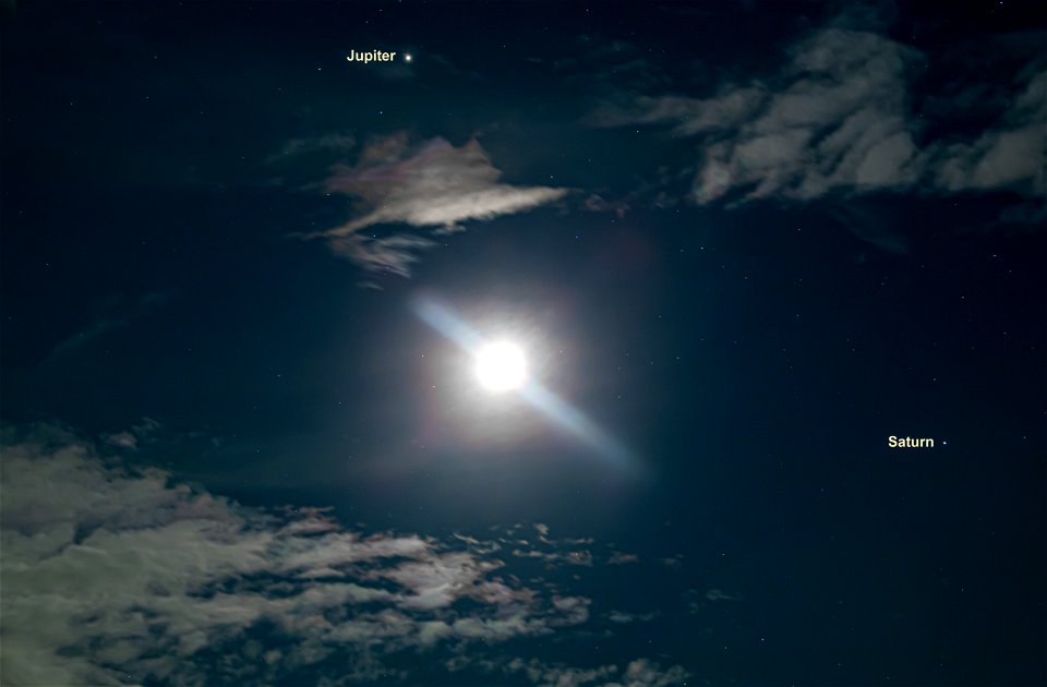 Day 288 - Jupiter, Saturn, and the Moon