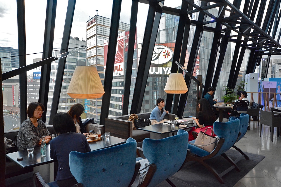High end restaurants at Ginza in Tokyo Japan
