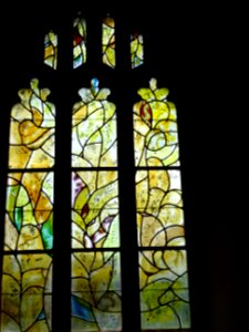 TUDELEY CHURCH ENGLAND. AMAZING STAINED GLASS WINDOWS photo