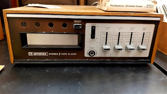 8 Track Tape Player
