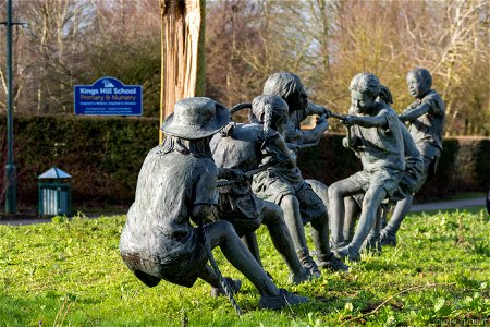 TUG OF WAR BY W STANLEY PROCTOR Kings Hill Kent