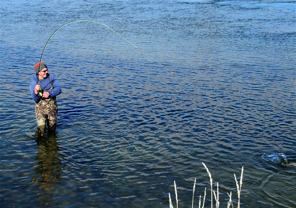 Winter flyfishing SW Wyoming