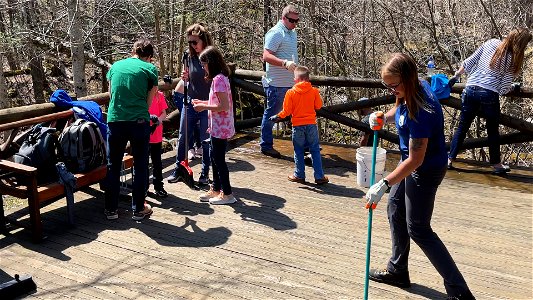 Girl Scouts at Rapidan Camp