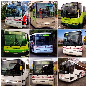Some of the former Green Line DAFs that ended up in The New Enterprise Coaches Fleet. They came from Southend, Luton and Maidstone