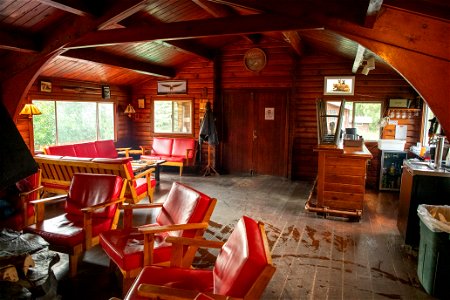 Brooks Lodge interior - Photo courtesy of C. Chapman photo