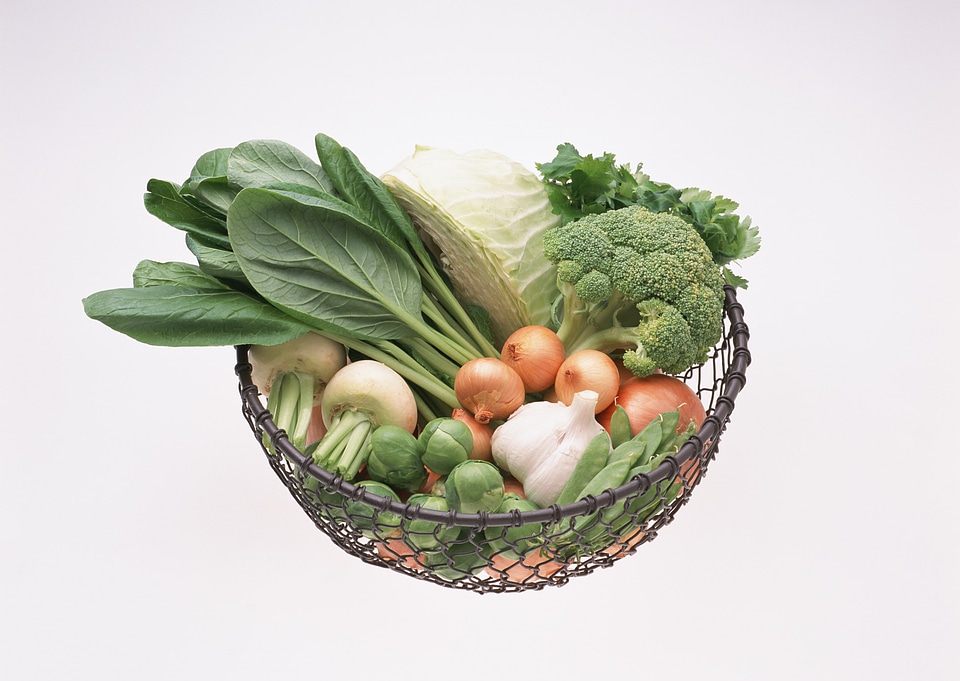 Bowl of fresh vegetables
