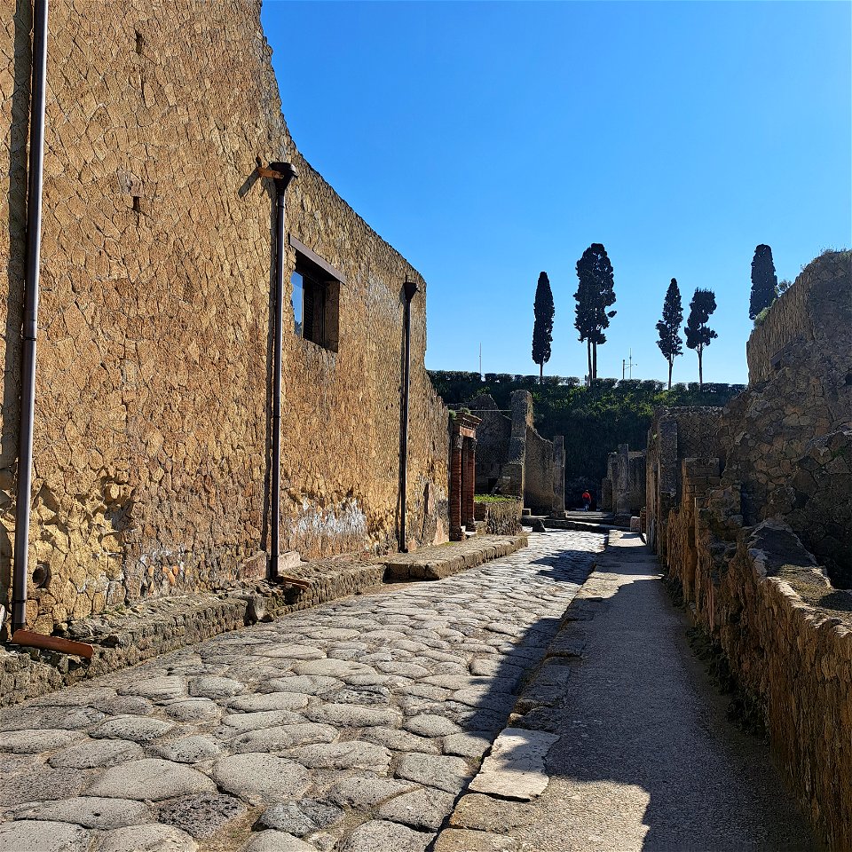 Street  Herculaneum Italy