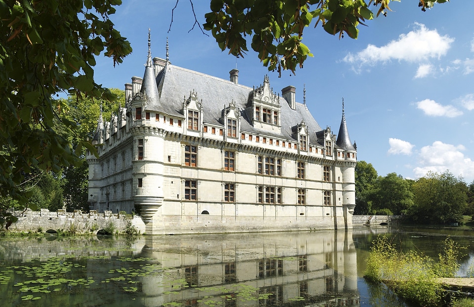 Château D'azay-Le-Rideau Loire France Architecture photo