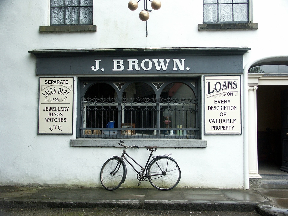 Ireland Folk Park Retail Store Bike