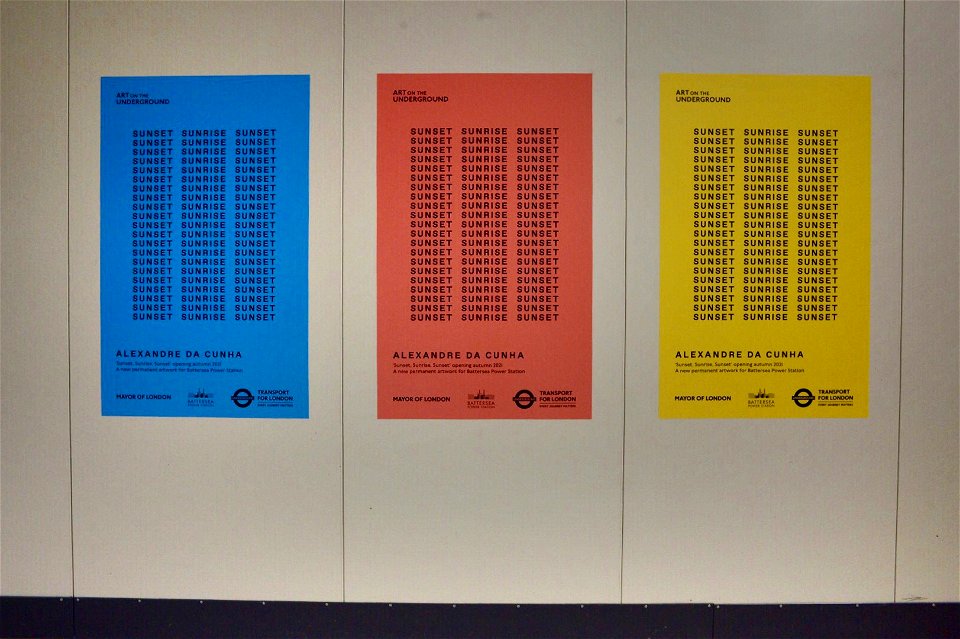 Art on the Underground at Battersea Power Station