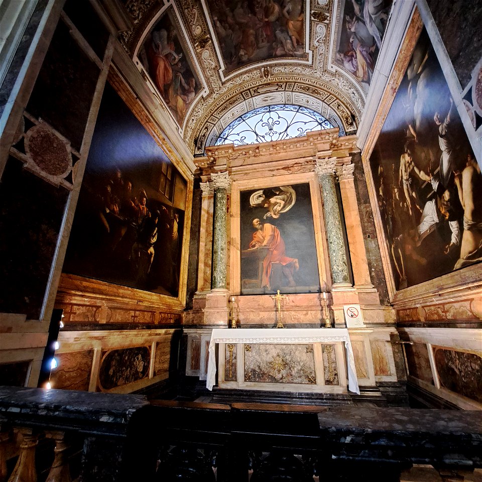 Caravaggio Paintings Church of Saint Louis the French in Rome Italy