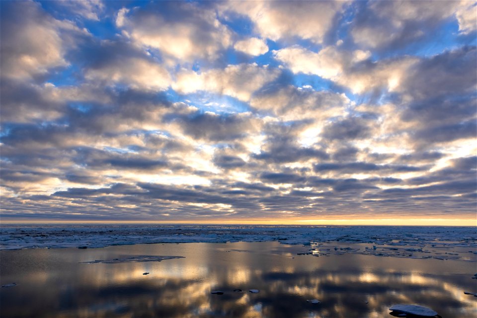 Clouds and ice on the Chukchi Sea