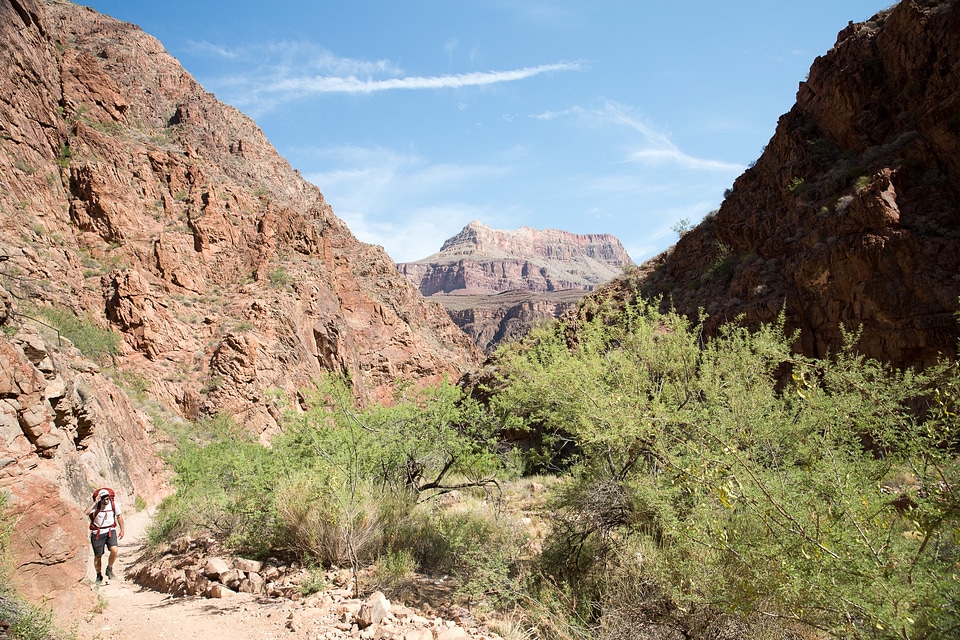 The South Kaibab Trail in the Grand Canyon
