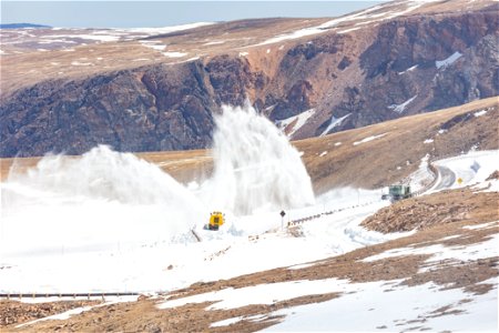 Plowing Beartooth Highway 2021 (3) photo