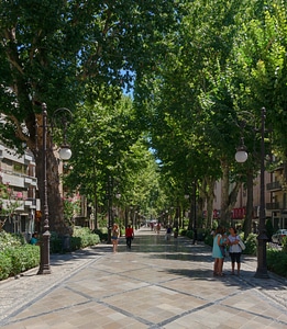 downtown Granada, Spain
