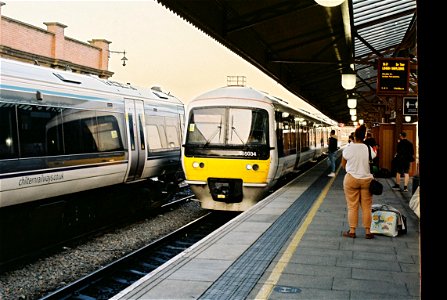 Class 165 Diesel unit about to return me to London Marylebone on the 19:17 service. photo