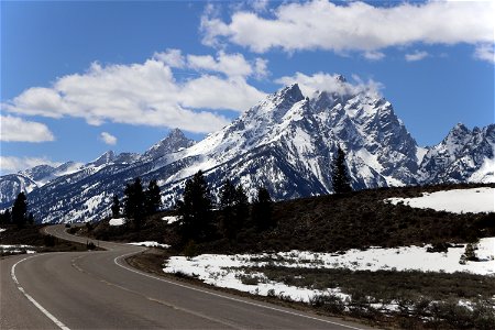 The Teton Park Road in the Spring