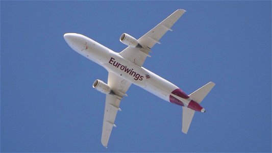 Airbus A320-214 D-ABDU Eurowings from Palma de Mallorca (9000 ft.)