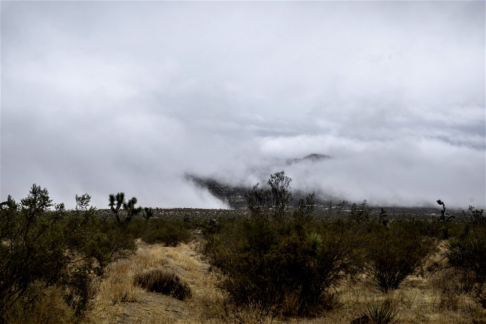 Clouds over Ryan Mountain photo